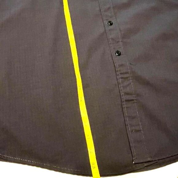 Tactical Field Shirt Rip-StopMens Blue XL PolyCotton Long Sleeve Button Front - Picture 11 of 15